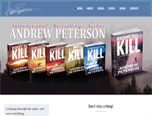 Tablet Screenshot of andrewpeterson.com